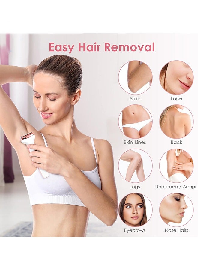 general Electric Razor, Shaver ,Trimmer for Women, 4 in 1 Painless Body Razors and Facial Hair Remover ,Rechargeable Hair Removal Kit for Face Body Leg Bikini Underarm Arm - Image 2