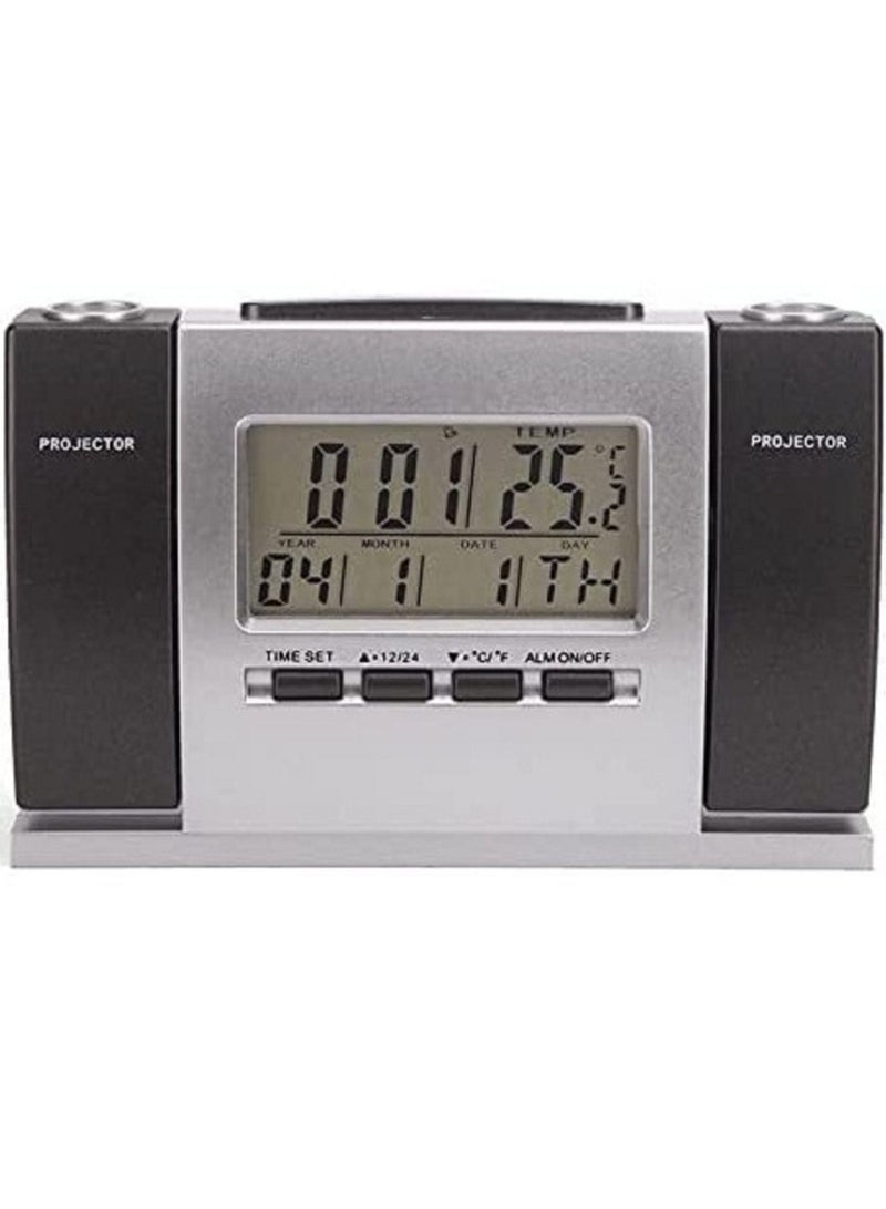 Dual Projection Clock with LCD Calendar - Image 1