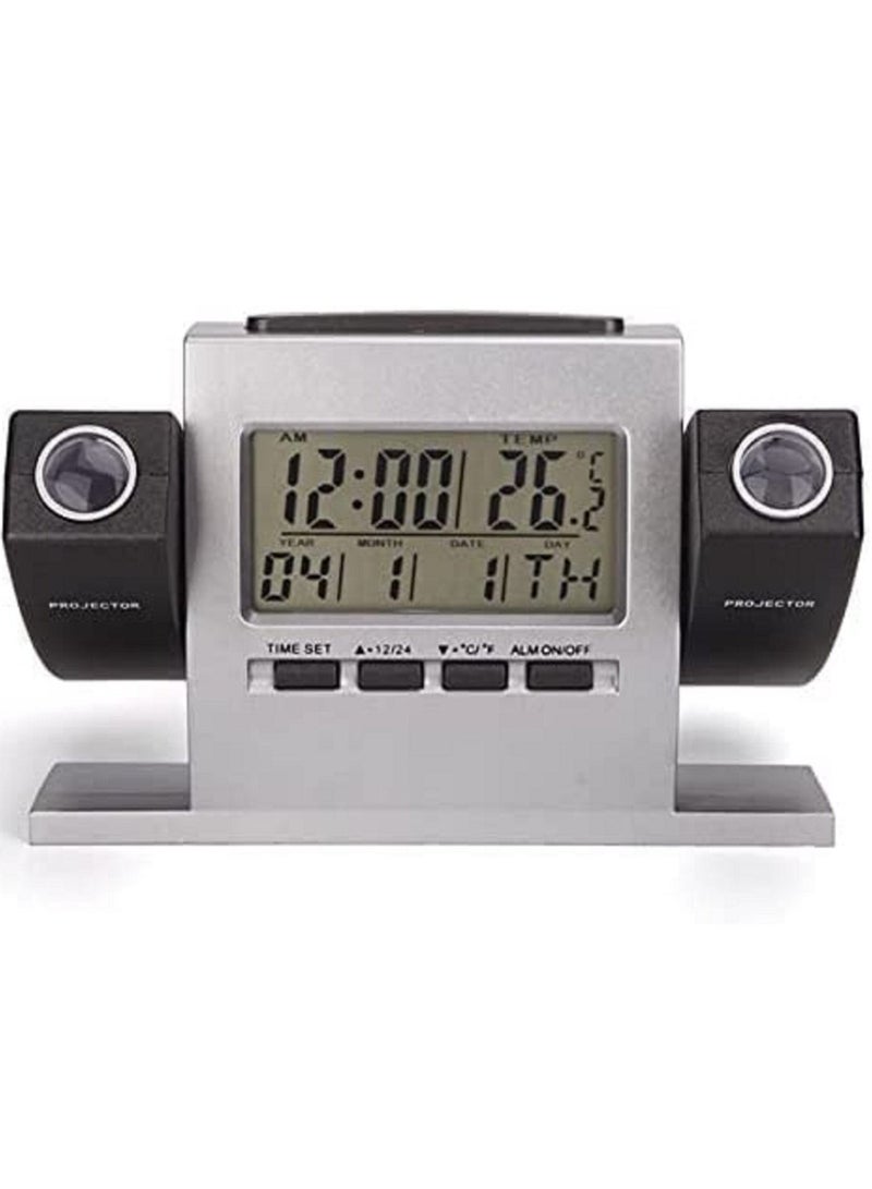 Dual Projection Clock with LCD Calendar - Image 2