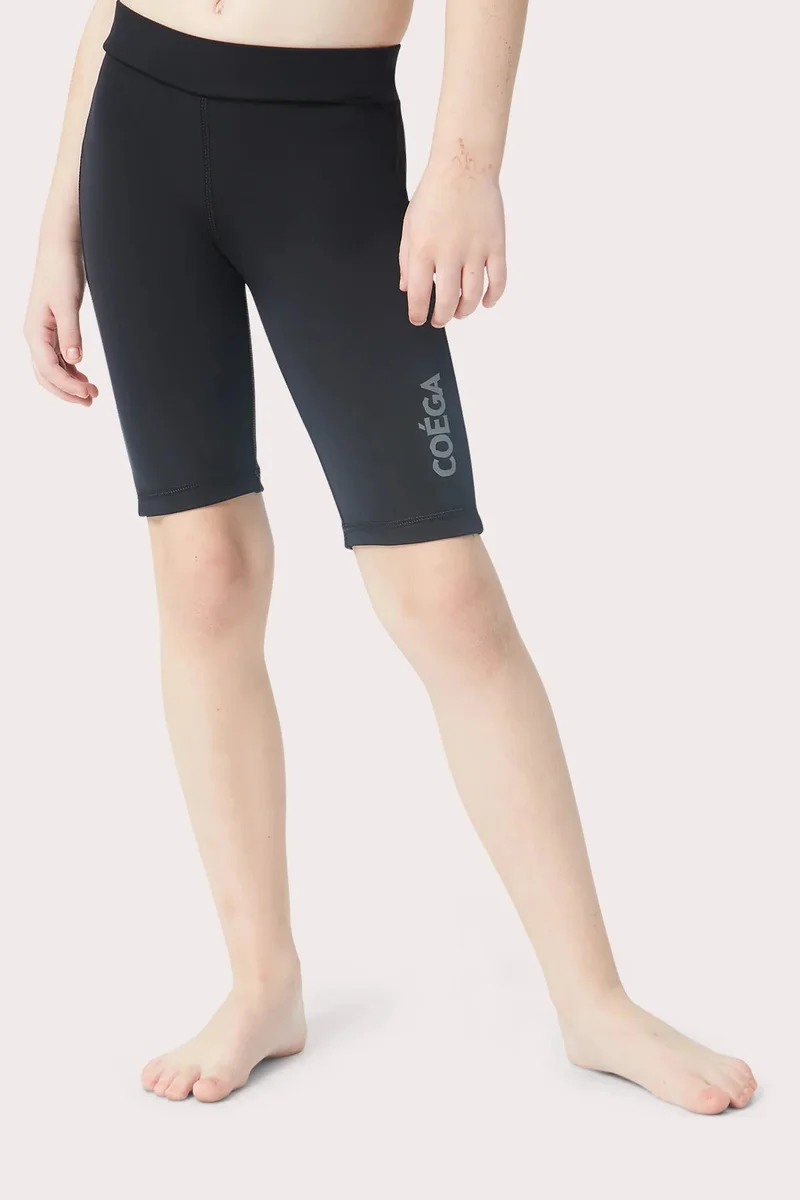 COEGA Girls Kids Swim Shorts Long - Black