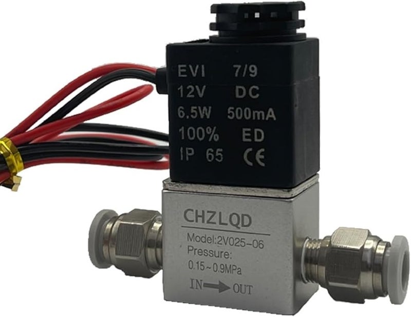 AC220V Solenoid Valve 1 8 Inch 2 Way Normally Closed Direct Acting For Water Air Gas - Image 1