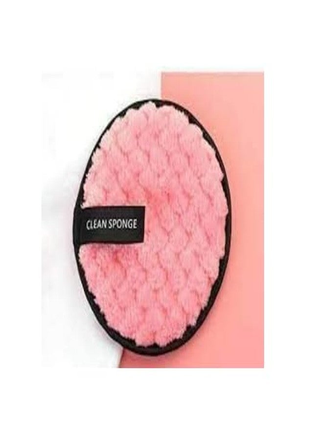COSSESS Microfiber Reusable Makeup Removal Sponge Pads For Deep Cleansing Facial Make up Remover Wipes For Mascara Eye Shadow - (Pack of 1) - Image 1
