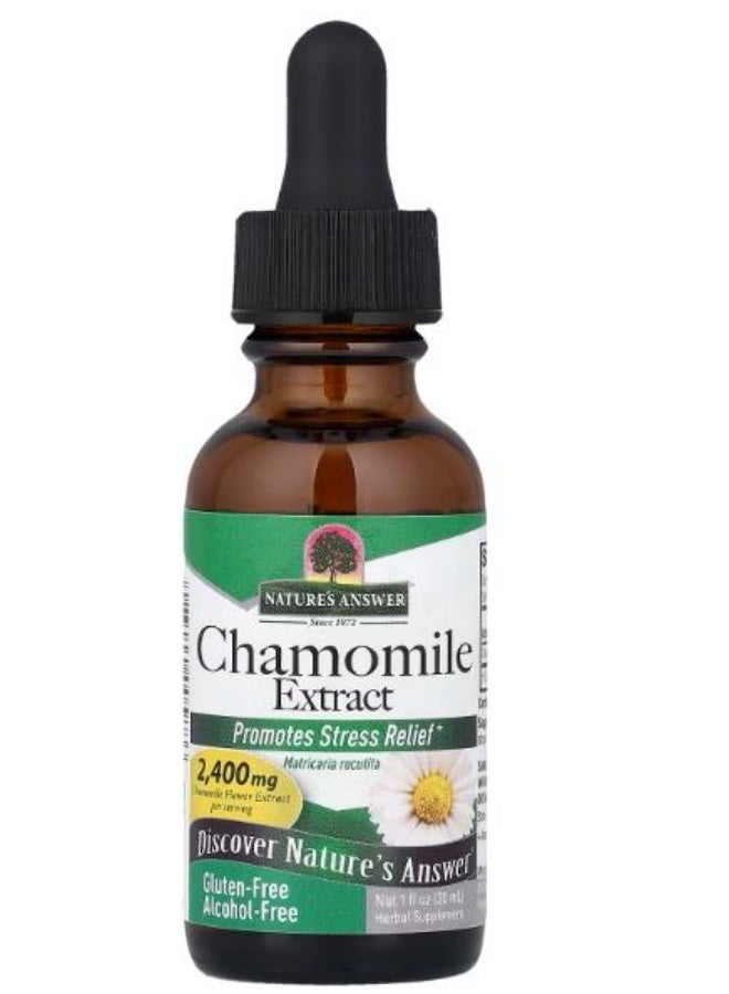 Nature's Answer, Chamomile Extract, Alcohol Free, 1 fl oz (30 ml)