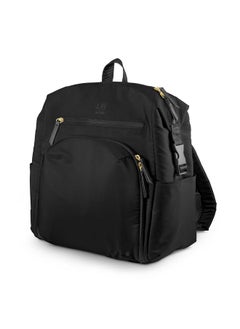JuJuBe JuJuBe Modern Diaper Bag Backpack with Portable Changing Pad, Baby Stroller Straps, Large Travel Backpack for Boy or Girl, For Carrying Baby Bottles, Baby Wipes, Diapers, Pacifiers, Black  - Image 1