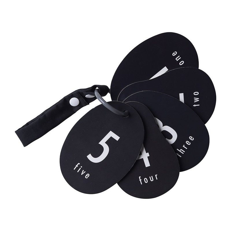 Wee Gallery Stroller Cards - I See Bugs to Count - Counting Numbers Travel Activity for Babies, Toddlers, with Snap on Strap for Walks, Car Seat, Bag, Stroller - Image 2