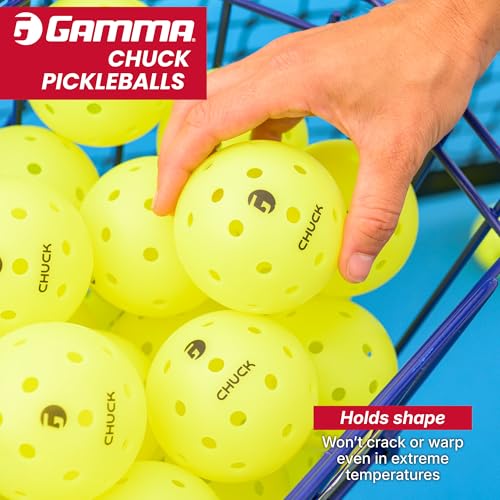 Gamma Chuck Tournament Pickleballs for Outdoor Play Symmetrical 38Hole Design Meets USAPA Standards 6 Pack - Image 3