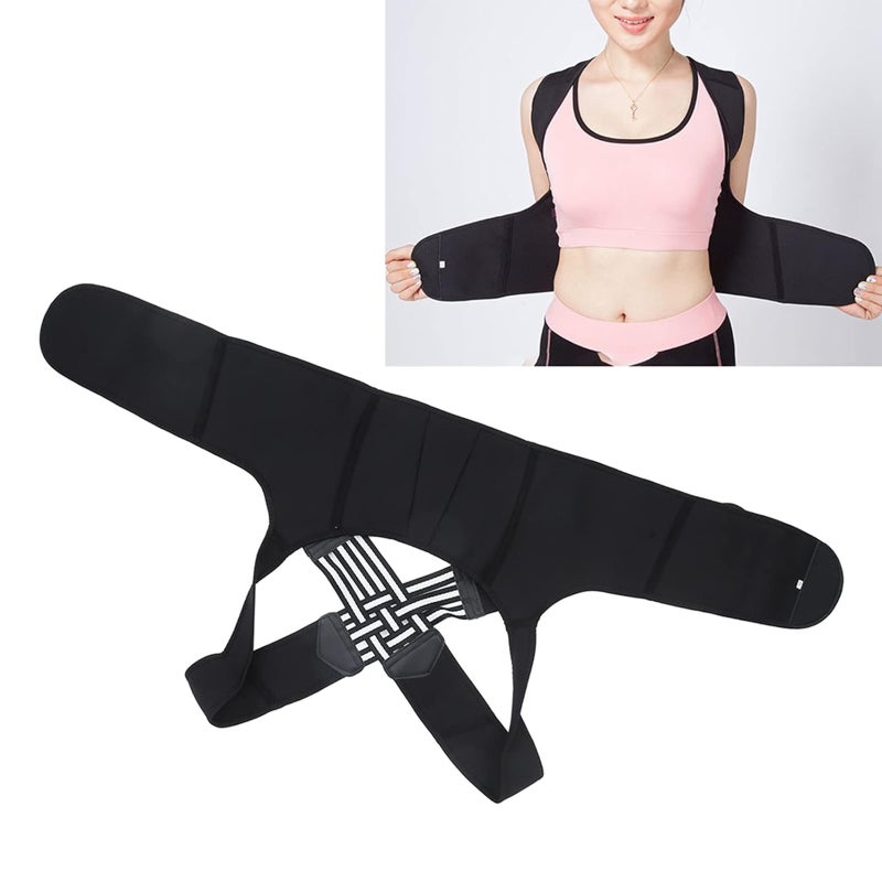 Back Posture Corrector Belt Back Support Brace Women Back Correction Belt Breathable Elastic Back Straightener for Spine Alignment - Image 3