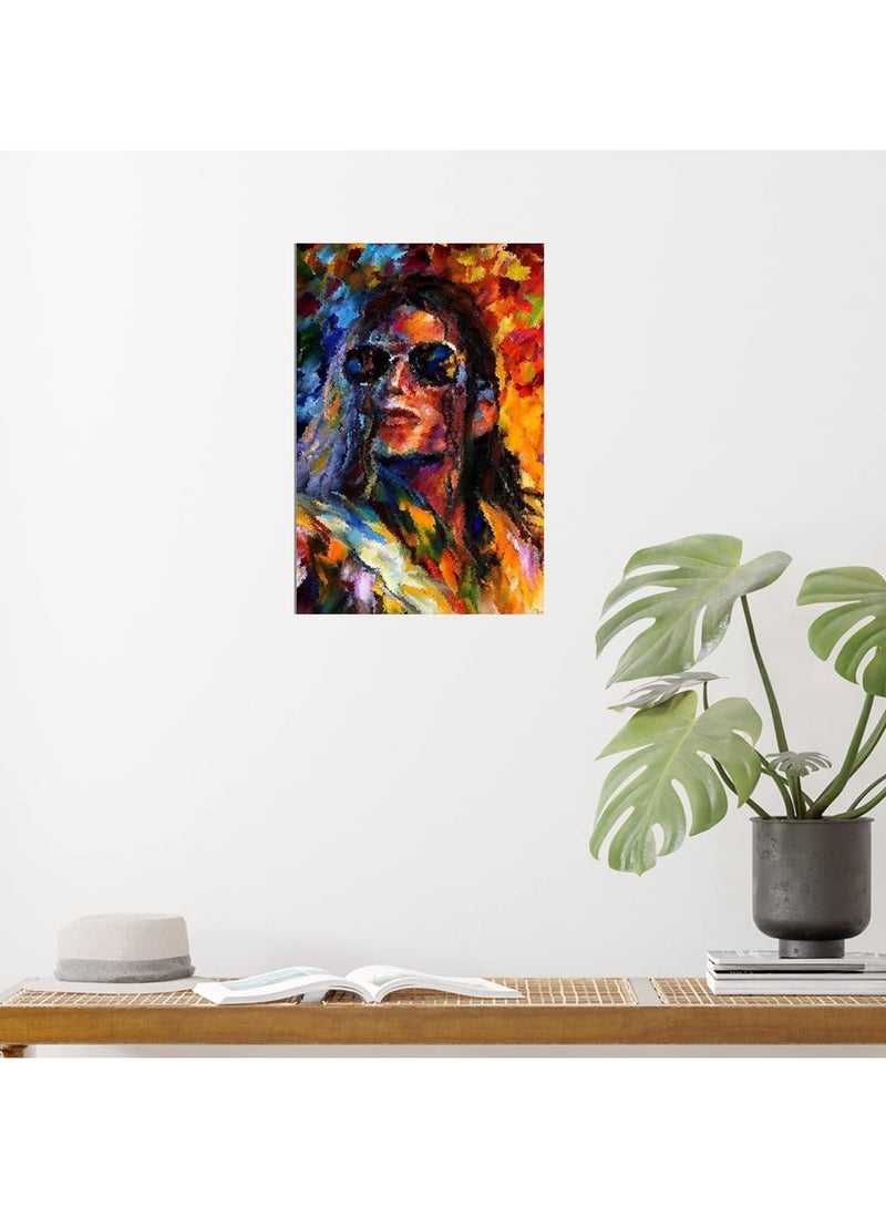 Today Idea Motivational Art Print Frame Poster | Colorful Decor for Home, Office, Gym, Study Room, School, Living Room, Bedroom | Boys & Girls (Dancing Legen Michael Jackson Poster) - Image 2