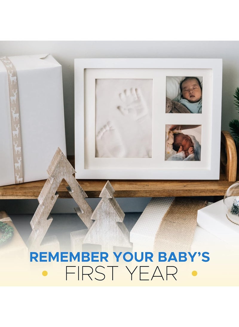 ORiTi Baby Handprint and Footprint Makers Kit Keepsake For Newborn Boys & Girls, Baby Girl Gifts & Baby Boy Gifts, Personalized Baby Shower Gifts, Memory Art Picture Frames for Baby Registry, Nursery Decor - Image 3