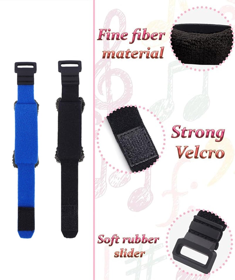 INOCEAN 2PCS Fret Wrap, Guitar String Muter Accessory, Black Or Blue Option, Designed For Smooth Performance, Ideal For Music And Guitar Practice, Single Piece Included - Image 3