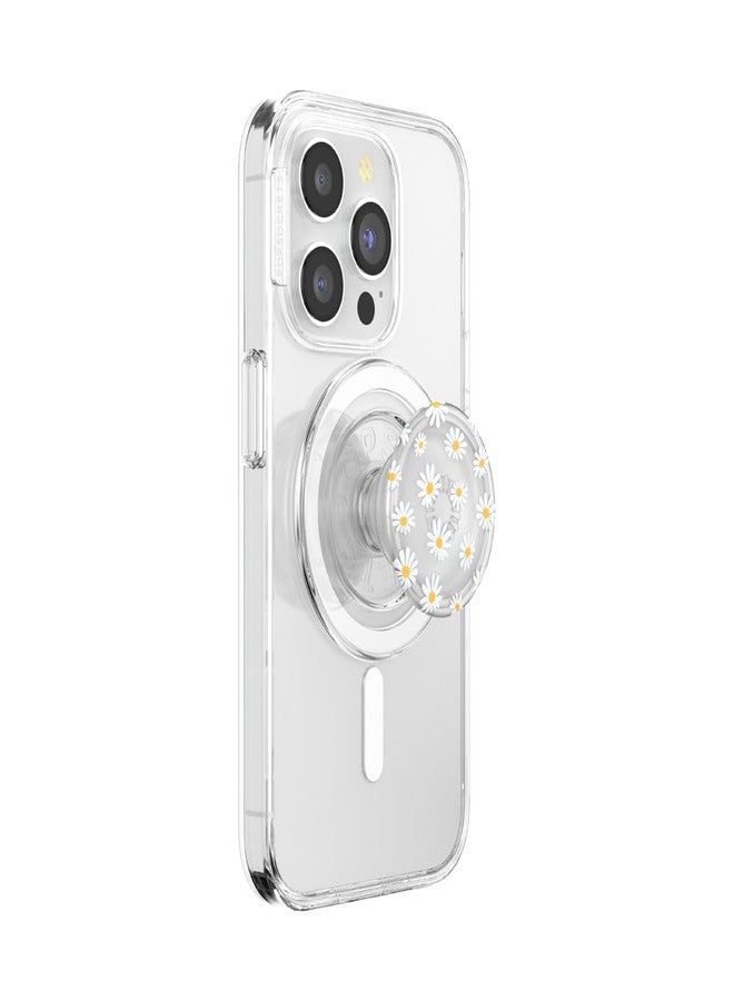 PopSockets Phone Grip with Expanding Kickstand, Adhesive Grip - Magsafe Translucent He Loves Me Not - Image 1