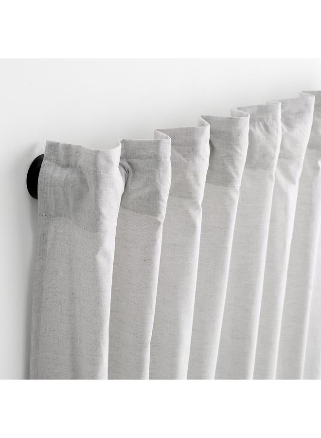 Zaboon Curtain rod set, black, 120-210 cm 28 mm - Image 2