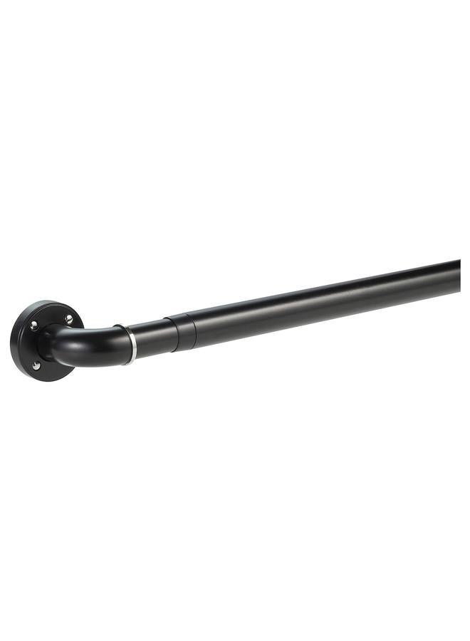 Zaboon Curtain rod set, black, 120-210 cm 28 mm - Image 1