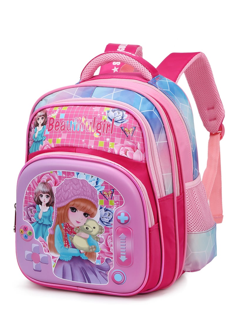 Stargold Baby Backpack For Baby Girls With Adjustable Strap For School 14 Inch  - Image 2