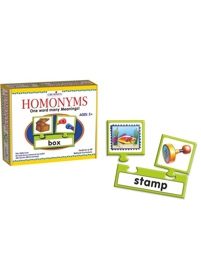 كرييتف إديوكيشنال آيدز مجموعة مرادفات ومرادفات الكلمات الإبداعية | لعبة مطابقة الألغاز للأطفال | ألغاز تعليمية | تنسيق حركة العين واليد | للأعمار من ٥ سنوات فما فوق - Image 2