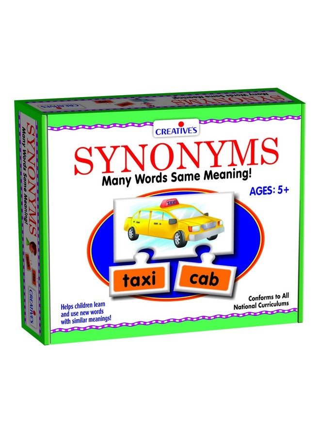 كرييتف إديوكيشنال آيدز مجموعة مرادفات ومرادفات الكلمات الإبداعية | لعبة مطابقة الألغاز للأطفال | ألغاز تعليمية | تنسيق حركة العين واليد | للأعمار من ٥ سنوات فما فوق - Image 5