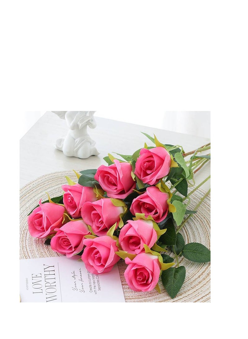 Bouquet Of Artificial Pink Roses