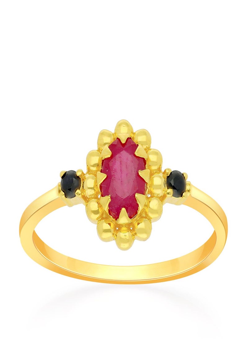 Malabar Gold and Diamonds 22 Carat 916 Purity Precia Gemstone Ring PNAFNC104RN1 for Women  - Image 1