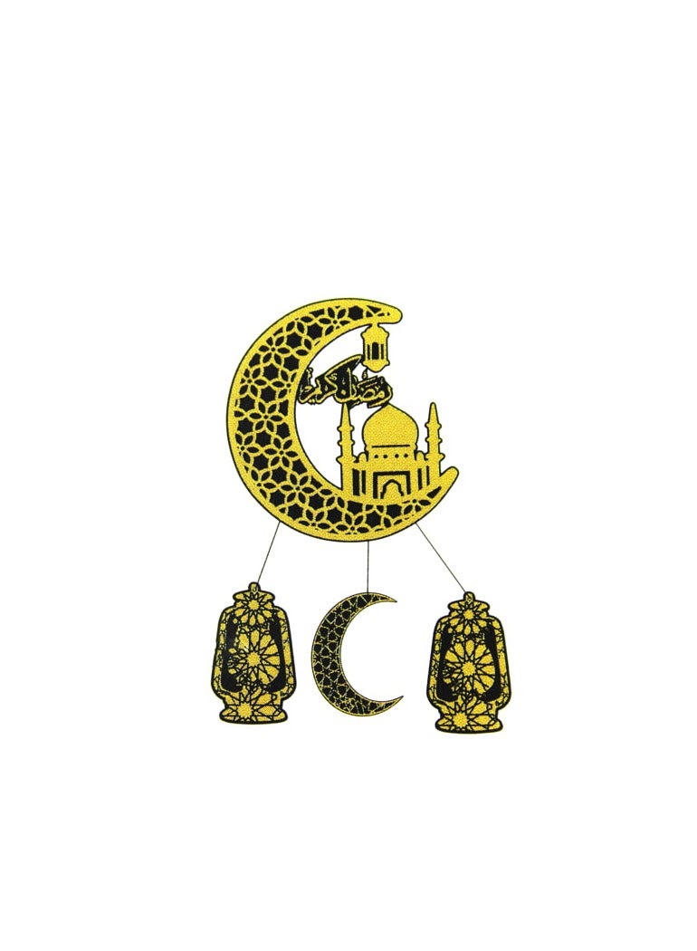 PARTY FUN Modern Ramadan Hanging Decoration Set Black Color, Embrace Contemporary Elegance - Image 1