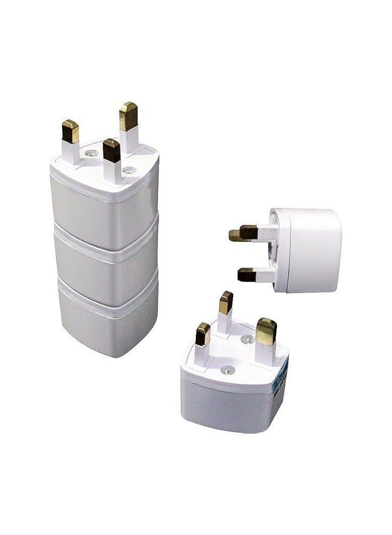 erorex 5-Piece Universal Travel Plug Adapter  Converter – Worldwide International Power Adapter for  – Compact 3-Pin Wall Charger for iPhone, Laptop, Camera  - Image 1