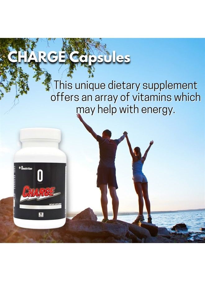 Omnitrition - Charge® - 90 Capsules Omnitrition - Image 1