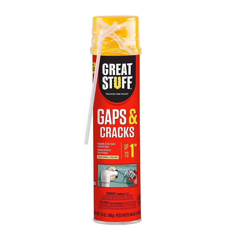 Great Stuff 157911 Insulating Foam Sealant, 20 Ounce, Ivory - Image 1