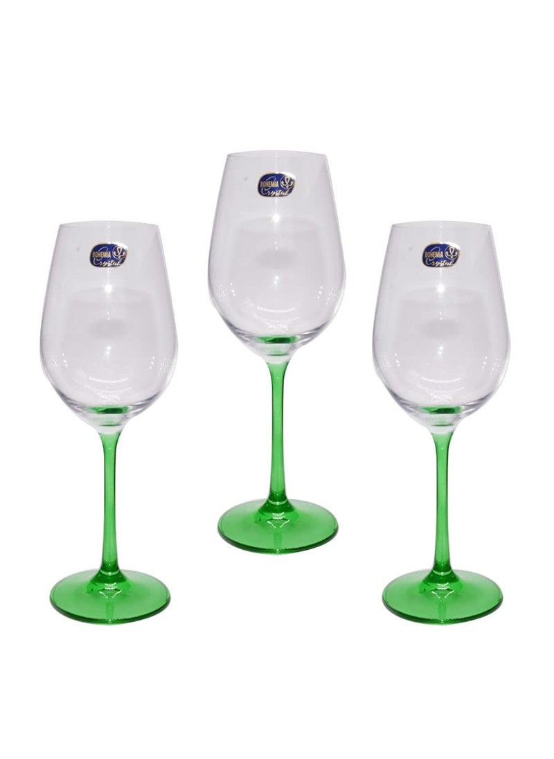 Set Of 6  Large Green Stemware Glass 250 Ml - pzsku/Z77AAFD63EA39F09FCCFCZ/45/_/1718269169/9fb33d1f-b28c-405b-90ff-56ffb5030022