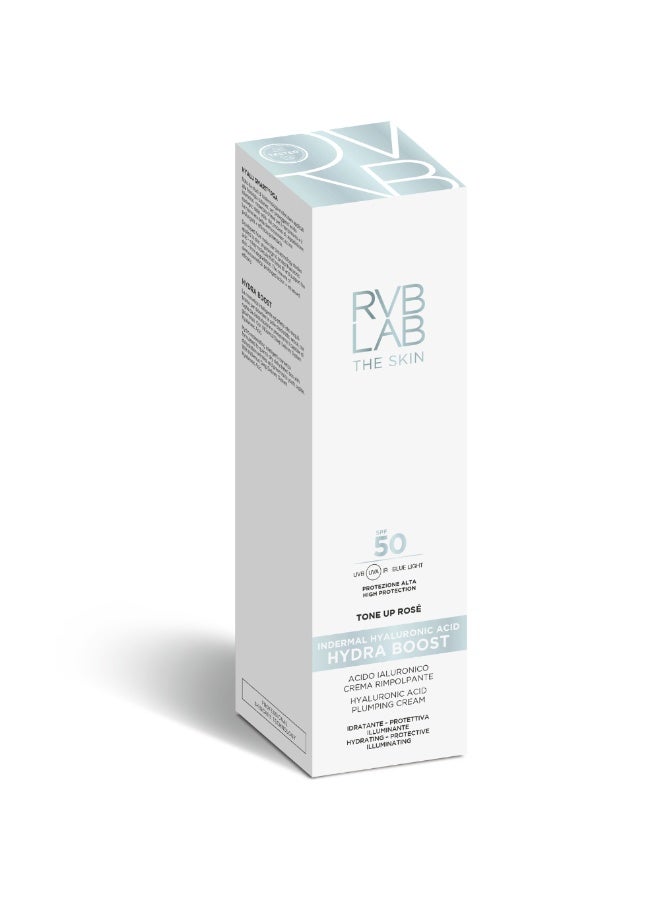 أر في بي لاب كريم RVB LAB Hydra Boost Hyaluronic Acid Plumping Cream SPF50+ 50ml - Image 4