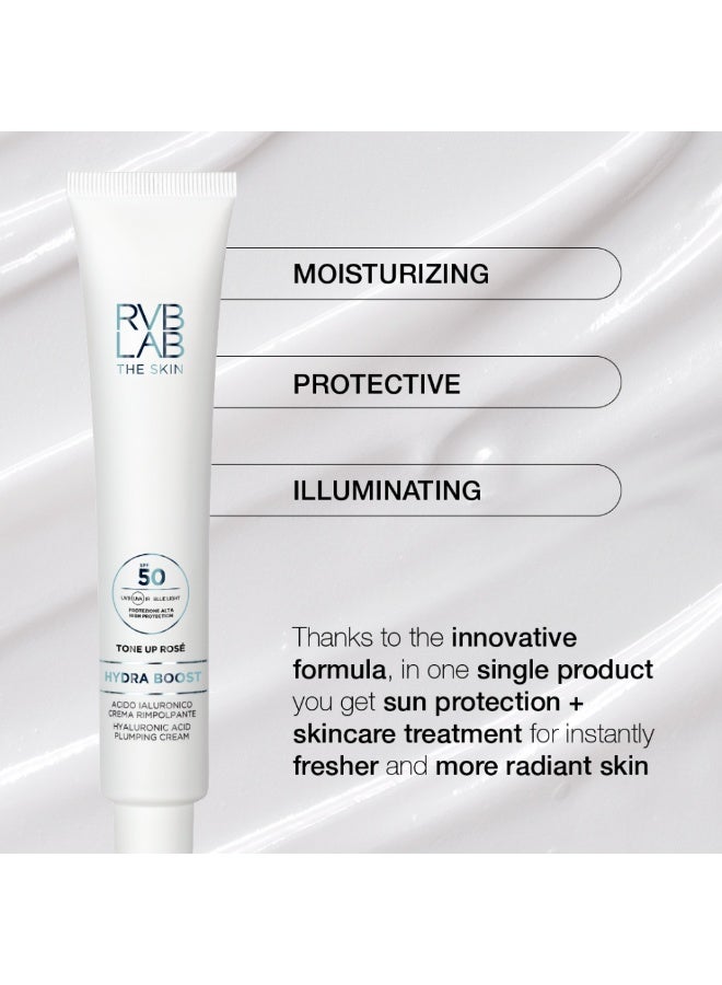 أر في بي لاب كريم RVB LAB Hydra Boost Hyaluronic Acid Plumping Cream SPF50+ 50ml - Image 2