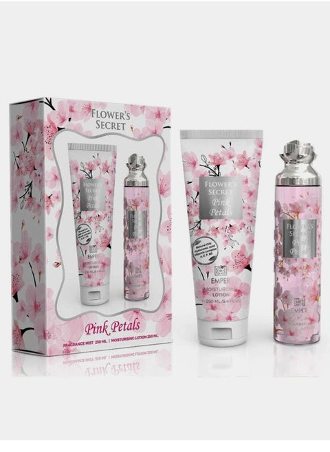 Pink Petals Gift Set Body Mist and Lotion 250ml