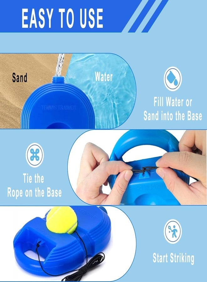 SIMESTICH Kids Tennis Trainer Rebound Ball Set with String - Self Tennis Practice Ball with Rope for Boys & Girls (3-12 Years) Portable Solo Training Tool for Beginners (Multicolor) - Image 5