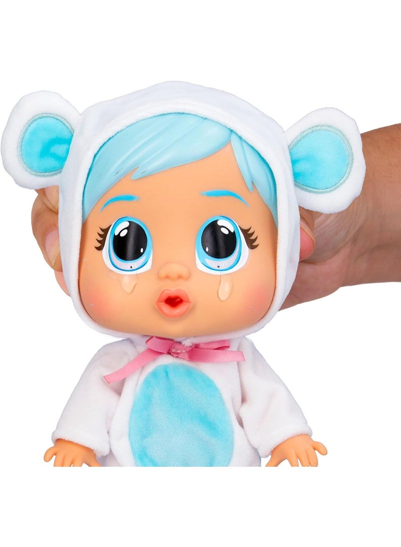 Cry Babies Loving Care Kristal Interactive Baby Doll – Cries Real Tears, Doctor Role Play Set with Medical Accessories, Soft Bear Outfit, Nurturing Toy for Toddlers, Perfect Gift for Kids - Image 2