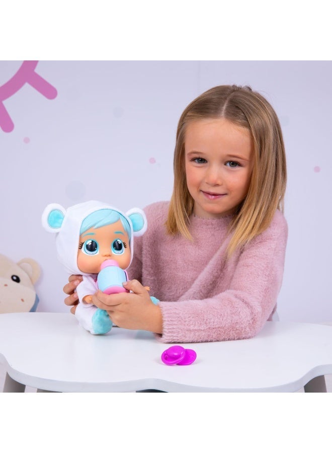 Cry Babies Loving Care Kristal Interactive Baby Doll – Cries Real Tears, Doctor Role Play Set with Medical Accessories, Soft Bear Outfit, Nurturing Toy for Toddlers, Perfect Gift for Kids - Image 5