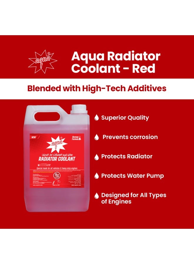 أكوا مبرد راديتر أكوا الأحمر – تركيبة ألمانية – 5 لتر - Image 5