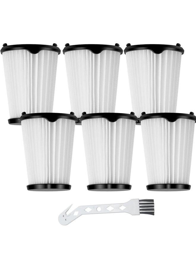 Generic 6 Pack Replacement Filters Compatible With Ergorapido Stick Vacuum Cleaner EHVS2510AW VS3510AR（Standard＆Pet Version) Part# EL65522 (6pack)  - Image 1