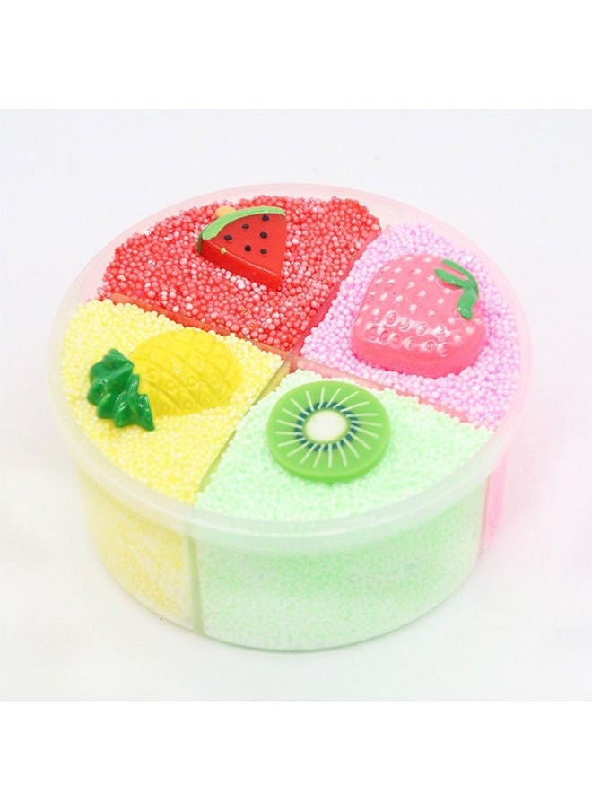 NIBEMINENT 4-In-1 Donut Themed Stress Reliever Sturdy Durable Crystal Mud Slime Toy Set 7x5x7cm  - Image 5
