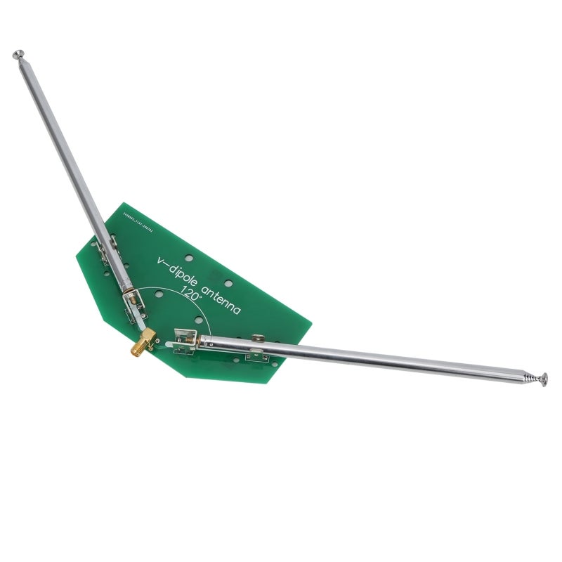هوائي دايبول V بطاقة دبلكس طبق (PCB) سمك 1.6 مم ونحاس 1.5 أونصة - مساحة تبديد حرارية كبيرة، أداء مستقر هوائي راديو داخلي للراديو الهام والاتصالات الداخلية - Image 4