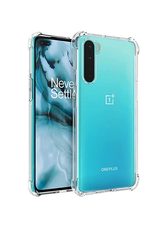 vesus حافظة Oneplus Nord 5G، حافظة Oneplus Nord شفافة واضحة بزوايا معززة من TPU لامتصاص الصدمات غلاف مرن للهاتف المحمول لـ Oneplus Nord
