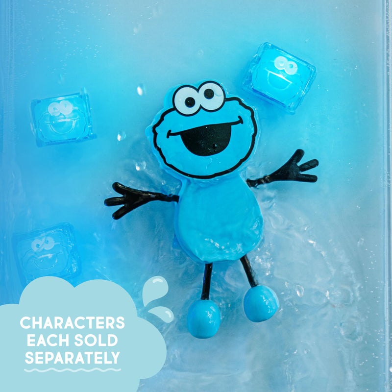 Glo Pals x Sesame Street Water-Activated Light-Up Cubes Bundle for Sensory Play - 12 Packs (Easy as A B C - Abby Cadabby  Big Bird + Cookie Monster) - Image 4