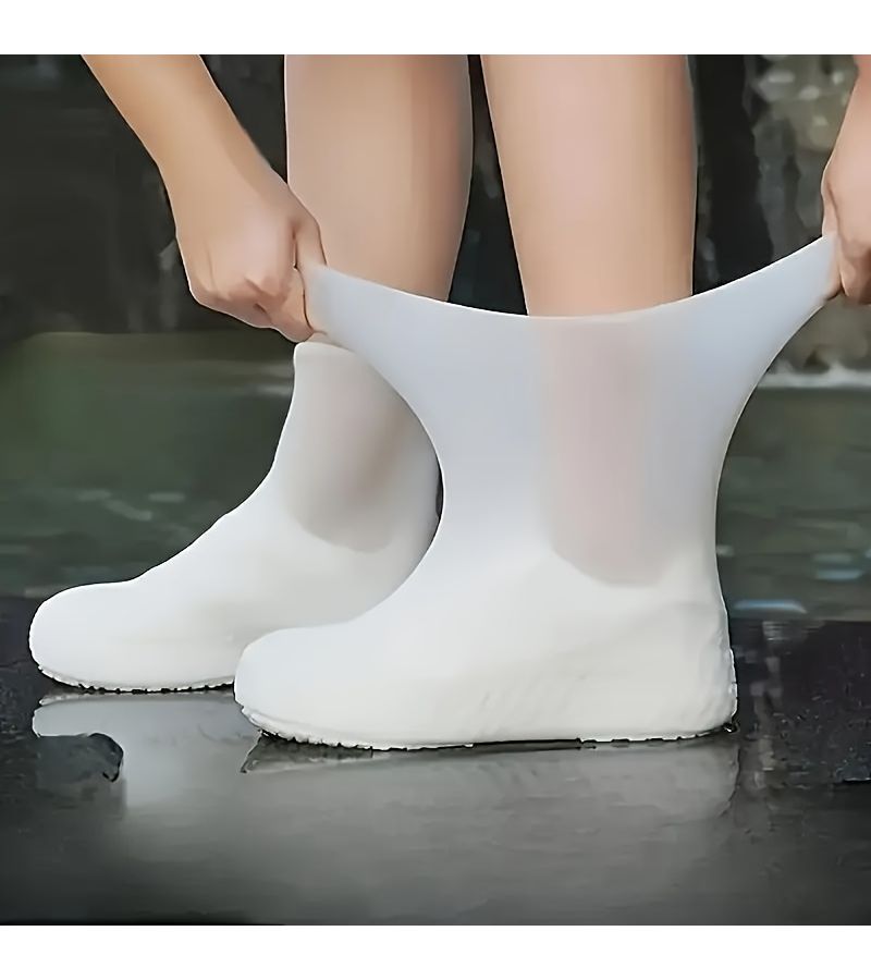 Original Random Color Shoe Covers Reusable Machine Washable Slip Resistant for Hiking Travel - Image 1