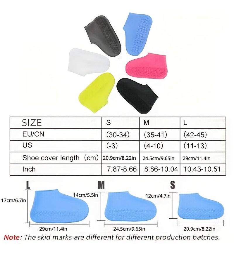 Original Random Color Shoe Covers Reusable Machine Washable Slip Resistant for Hiking Travel - Image 2