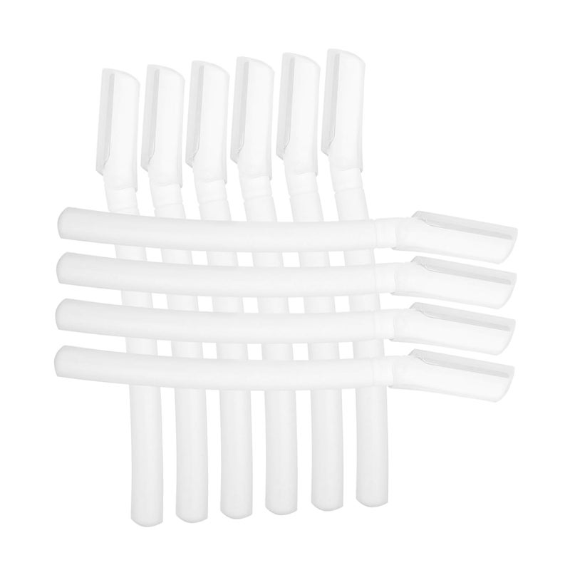 10-Piece Portable Eyebrow Razor Set Safety Precision Eyebrow Trimmer Kit for Women Facial Hair Shaver Ergonomic Grip for-Home Grooming - Image 1