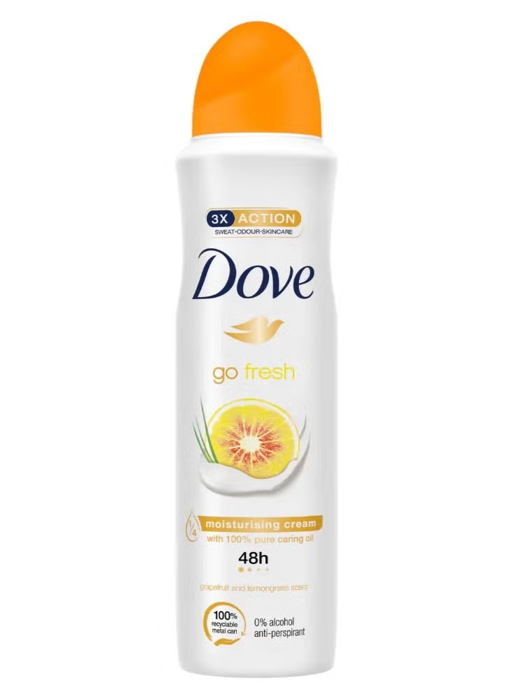دوف مزيل عرق جو فريش برائحة الجريب فروت و عشبة الليمون - 250 مل - Image 1