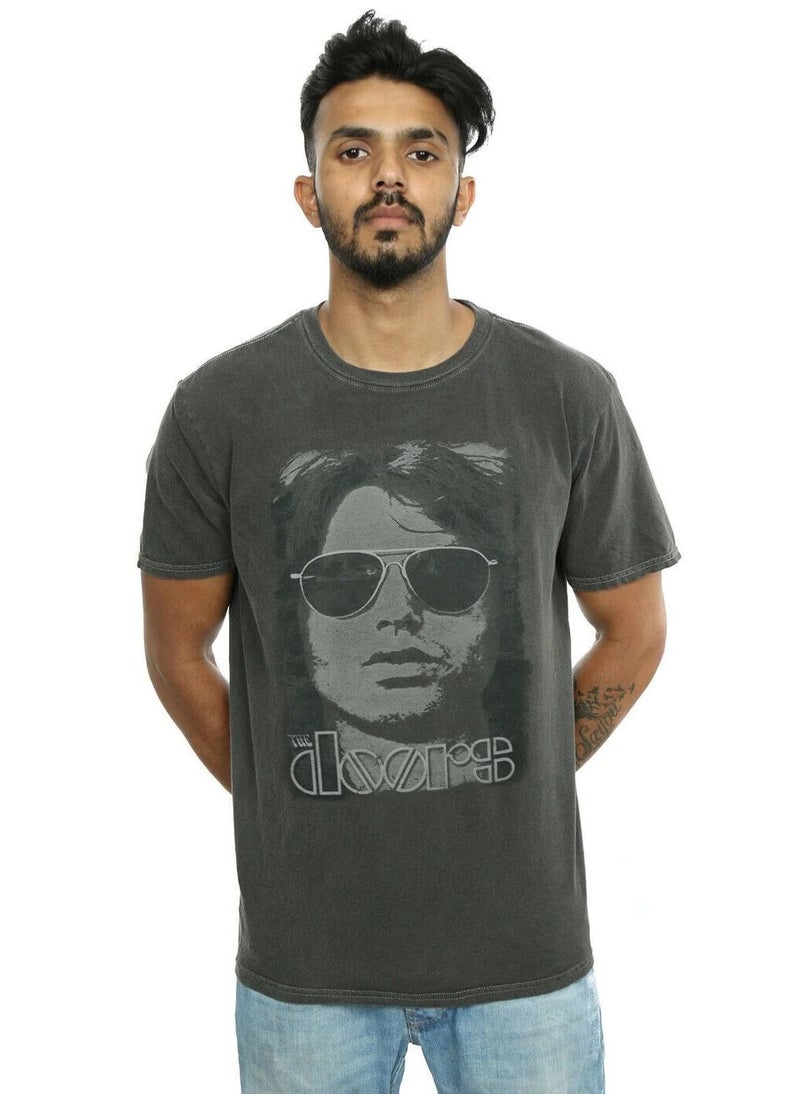 AMPLIFIED The Doors Mr Mojo Risin T-Shirt Vintage Printed Officially Licensed Clothing Merchandise  - Image 1