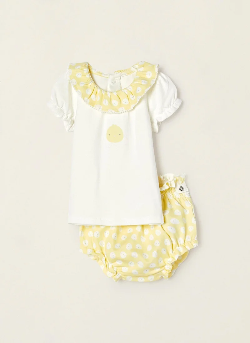 Zippy Zippy T-shirt and Bloomers for Newborns Little Chick