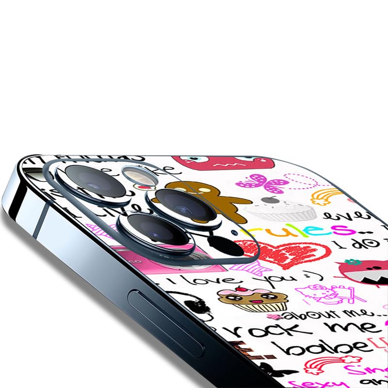 FCS Printed Designer Vinyl Mobile Back Skin Sticker for Samsung Galaxy A34 (Writing -37) - Image 2