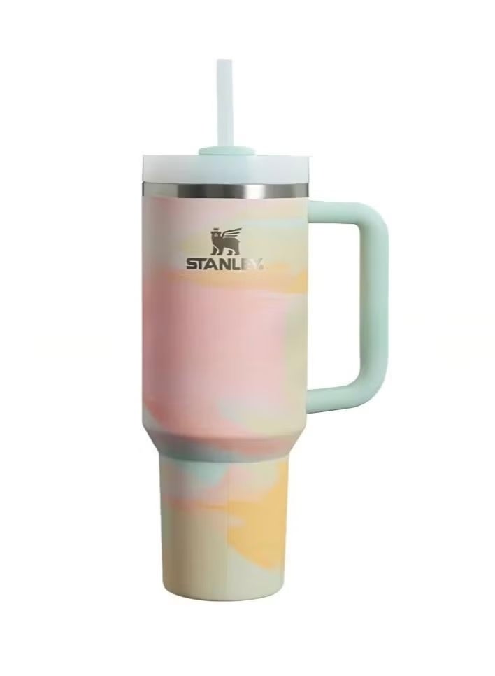 Stanley Quencher H2.0 FlowState Stainless Steel Vacuum Insulated Tumbler with Lid and Straw for Water, Iced Tea or Coffee, Smoothie and More, 40 oz - Image 1