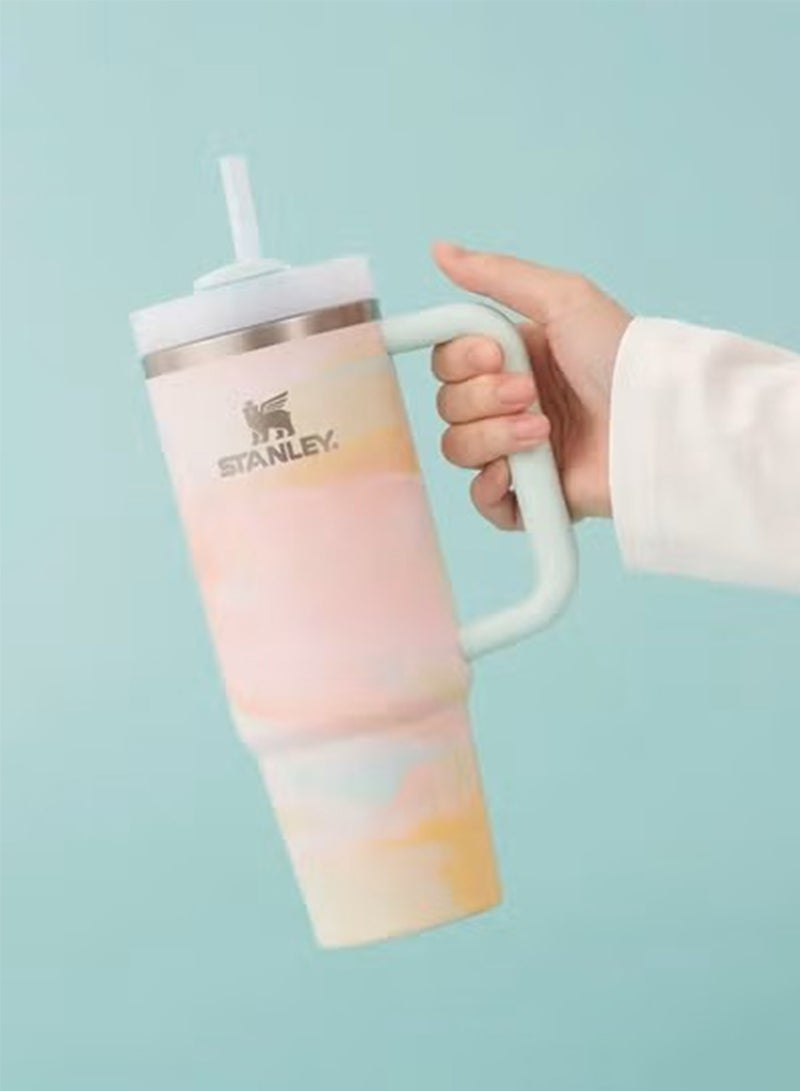 Stanley Quencher H2.0 FlowState Stainless Steel Vacuum Insulated Tumbler with Lid and Straw for Water, Iced Tea or Coffee, Smoothie and More, 40 oz - Image 4