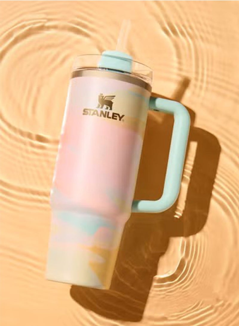 Stanley Quencher H2.0 FlowState Stainless Steel Vacuum Insulated Tumbler with Lid and Straw for Water, Iced Tea or Coffee, Smoothie and More, 40 oz - Image 5