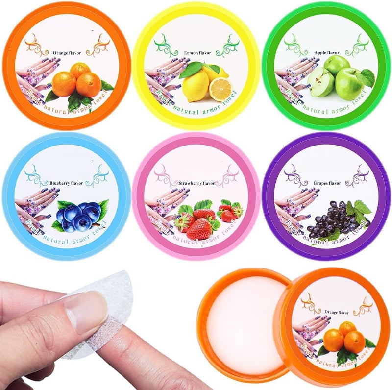 24Pcs Nail Polish Remover Pads MINI BOX, Nail Paint Remover Wet Wipes - Lint Free Nail Polish - Pre-soaked Pads - Cuticle Wipes- FRAGRANCES RANDOM
